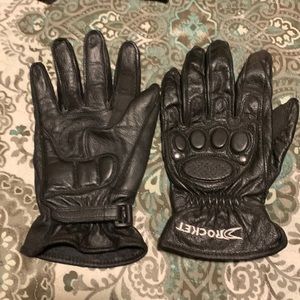 Joe Rocket leather motorcycle gloves- Unisex